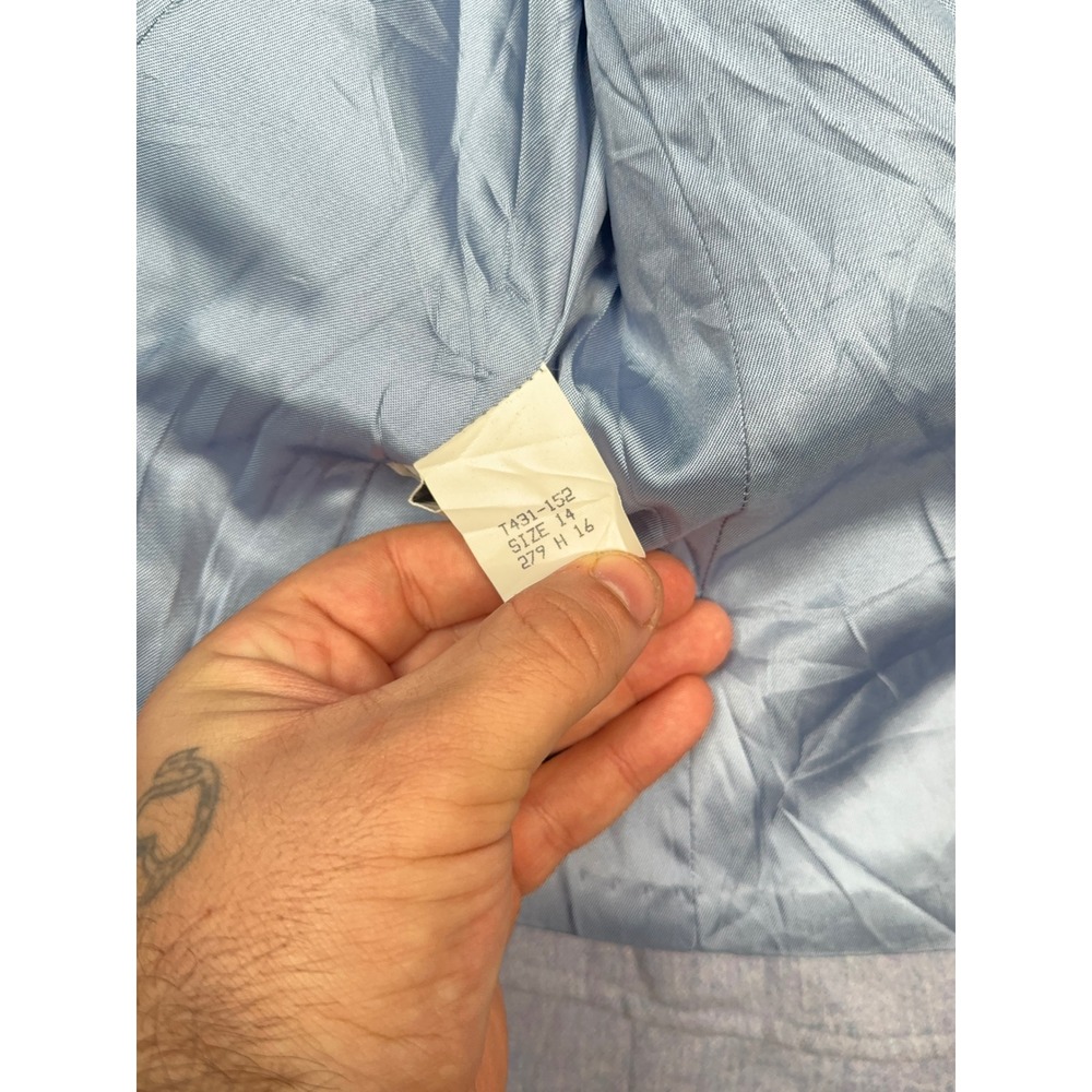 Pendleton Women's Virgin Wool Jacket Light Blue U… - image 9